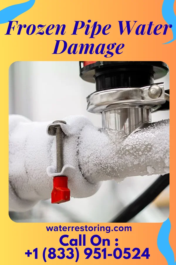 Frozen Pipe Water Damage in Rye, AR